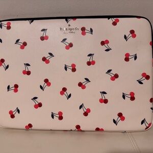 Kate Spade Cherry Pattern Laptop Sleeve